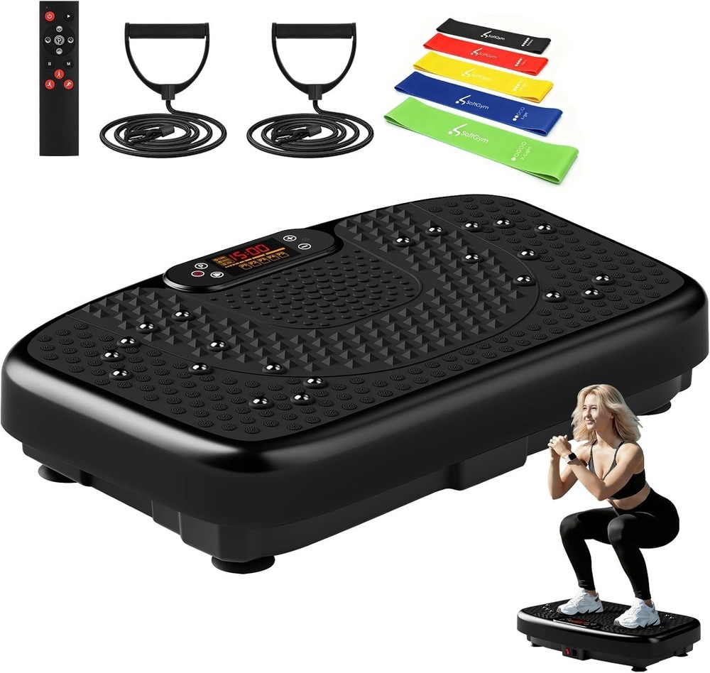 Vibration Plate Exercise Machine for Lymphatic Drainage,Power Vibrate Stand S...