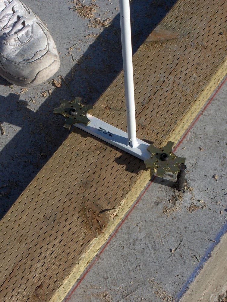 Stand Up Foundation Bolt Hole Marker