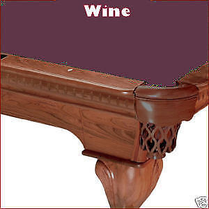 8' Wine ProLine Classic TEFLON Billiard Pool Table Cloth Felt - SHIPS FAST!