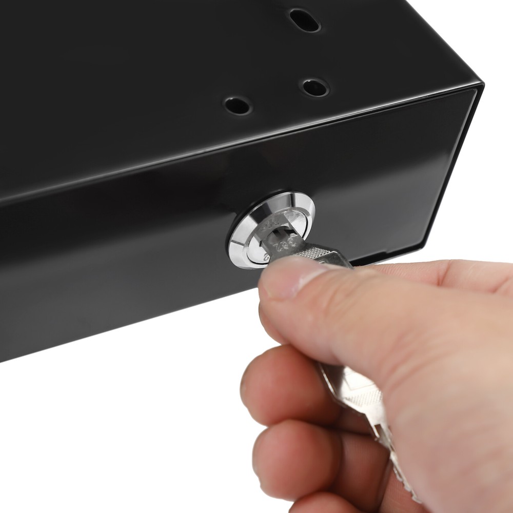 Under Desk Sliding Pull-Out Drawer Organizer - Space Saver with Lock