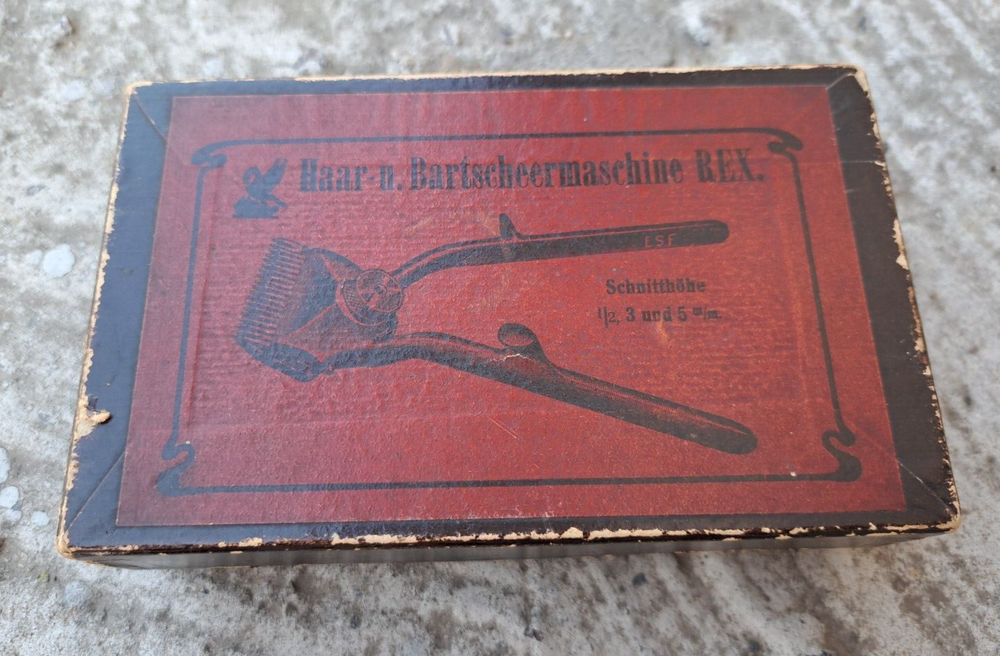German vintage manual hair clipper Rex