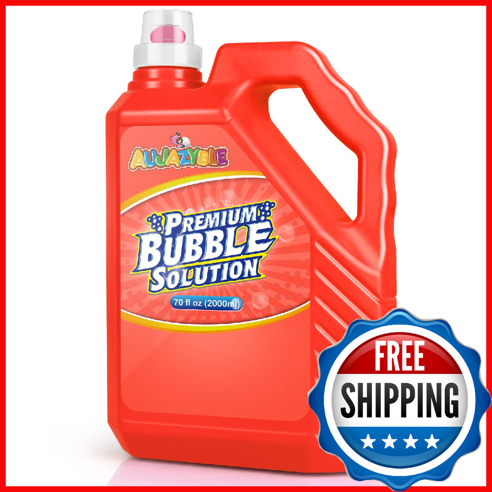 70 oz Bubbles Refills for Kids-Premixed Bubble Solution Refill Premium Bubble Li