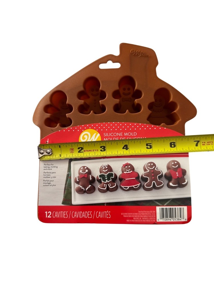 Wilton Gingerbread Silicone Mold Christmas Holiday Baking