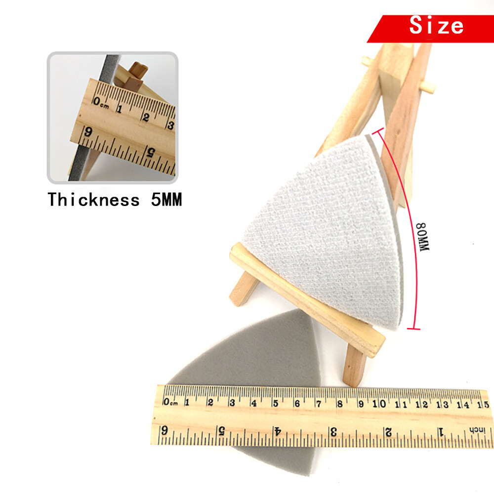 300-3000Grit 80mm Mouse Sanding Sheets Triangular Sponge Sander Pad Wet Dry Sand