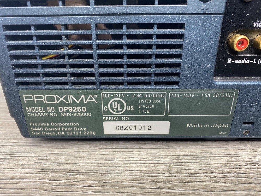 Proxima DP9250 Desktop Projector *Tested Works* No Remote