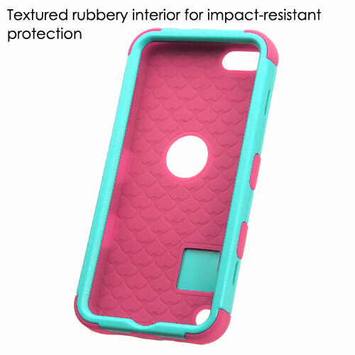 iPod Touch 5th & 6th & 7th Generation - Hard & Soft Silicone Hybrid Case Cover