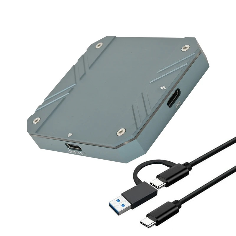 Magnetic M.2SSD shell NVMe2230/2242hard disk box USB C 3.2 10Gbps speed external