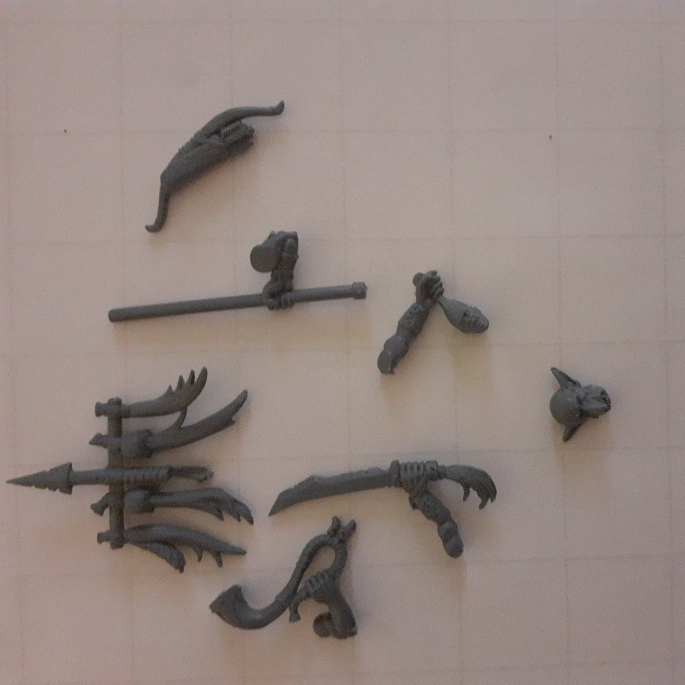 Warhammer Orcs & Goblins 20 Goblin Archers plastic oop full command