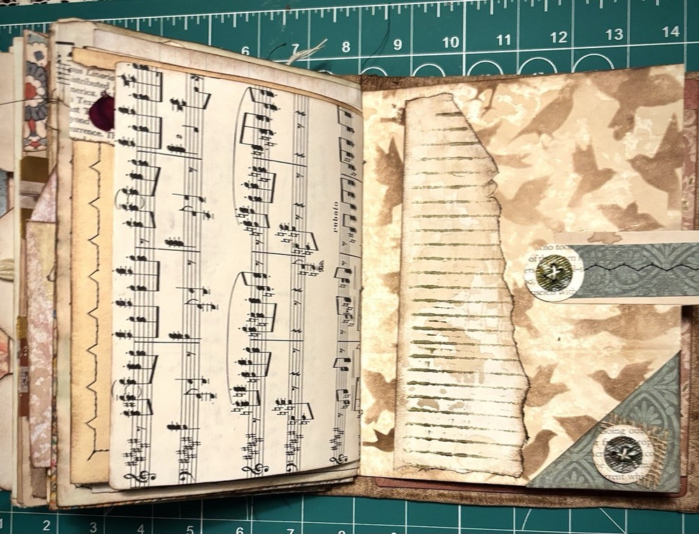 Handmade Junk Journal Victorian Grunge