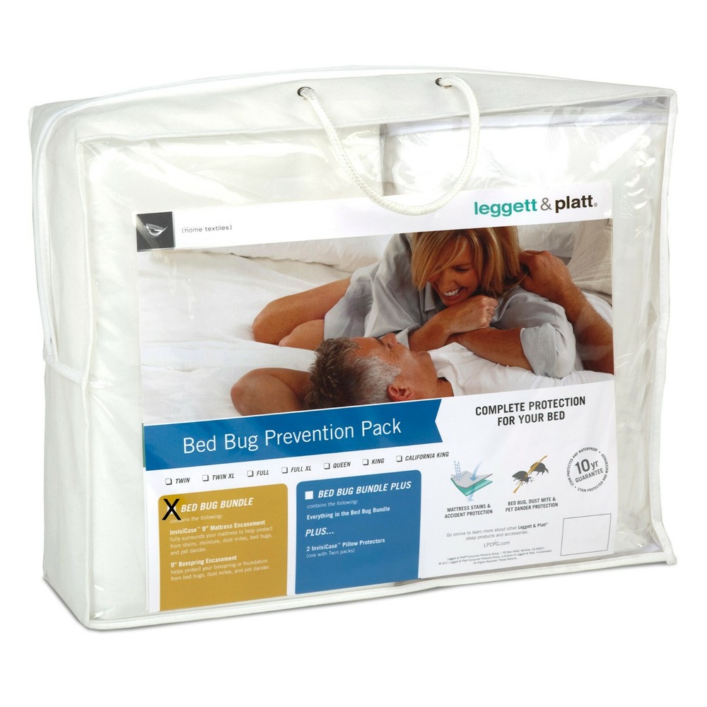 FULL SIZE 2-Piece Bed Bug Prevention Pack w/ Mattress & Zippered Box Spring