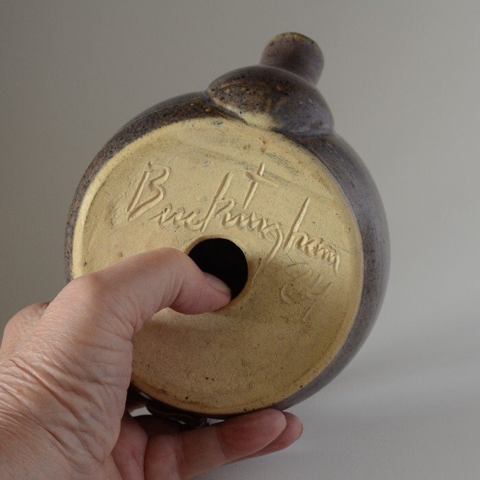 Bill Buckingham Pottery Teapot Dated 1984 Hawaii studio