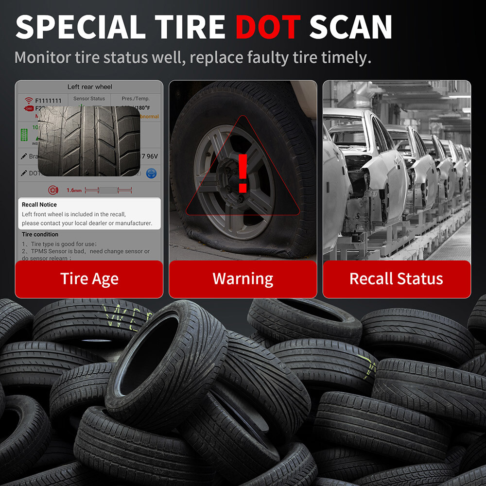 Autel MaxiTPMS ITS600E Pro Programming Tool , TPMS Relearn Activate Diagnostics