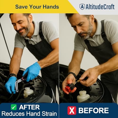 60° Angled Electrical Disconnect Pliers, Auto Connector Release Tool 60 Degree