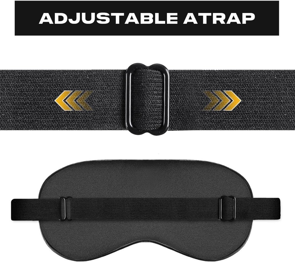 Luxurious Silk Sleep Mask - Adjustable & Light-Blocking for Restful Nights