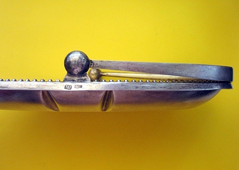 Vintage Soviet Silver 875 Bowl For Sweets
