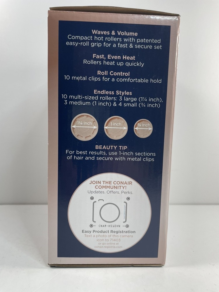 New Hot Rollers Console Waves And Volume Hot Roller Set Coonair
