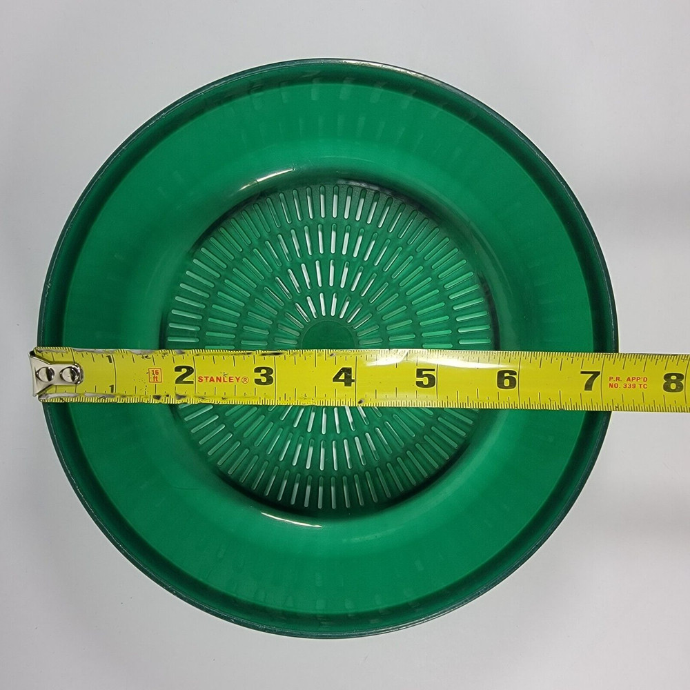 Vintage Tupperware Colander Strainer with Steamer Vent Lid Green