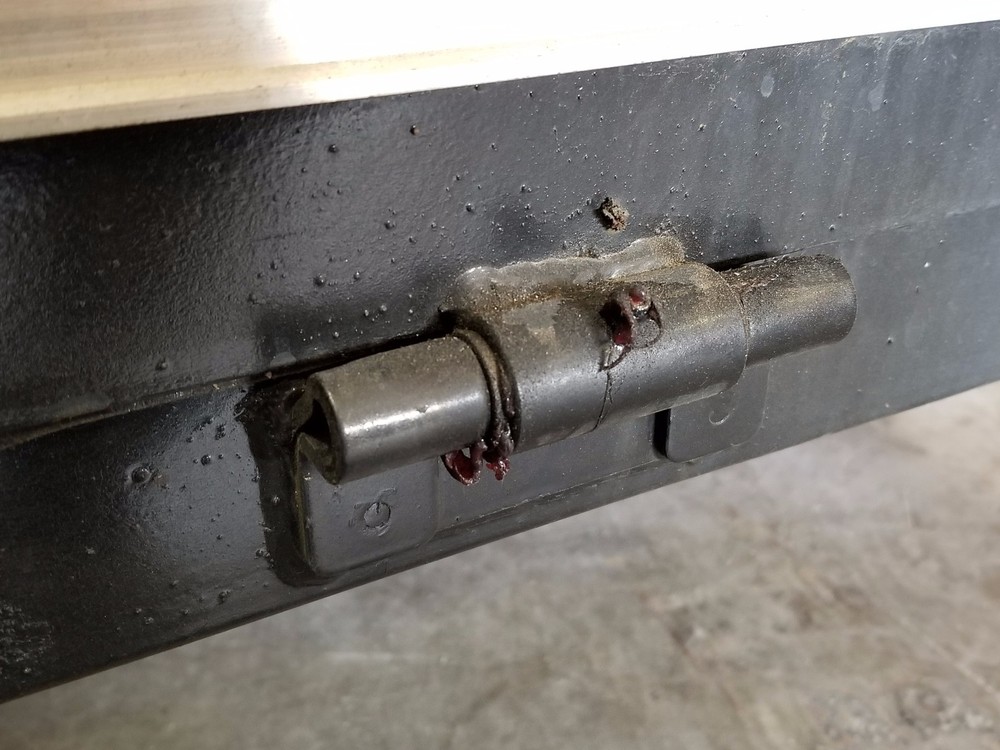Weld on Butterfly Grease able Ramp Hinge Cargo Utility Trailer Raw Steel