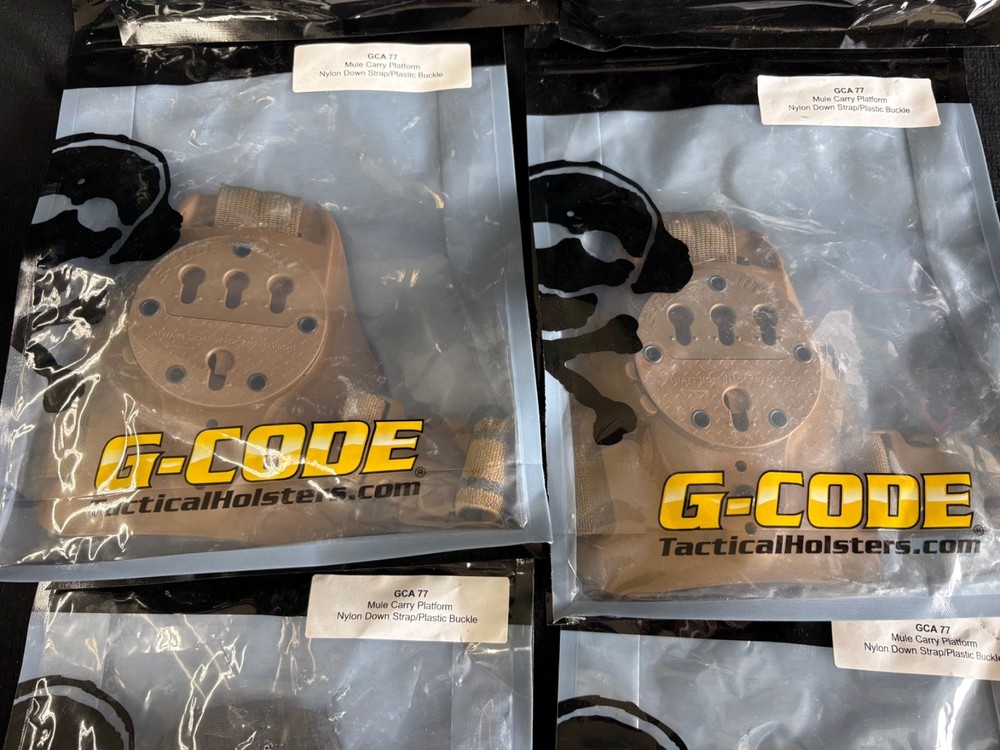 G-Code GCA-77 Mule drop holster mount nylon down strap