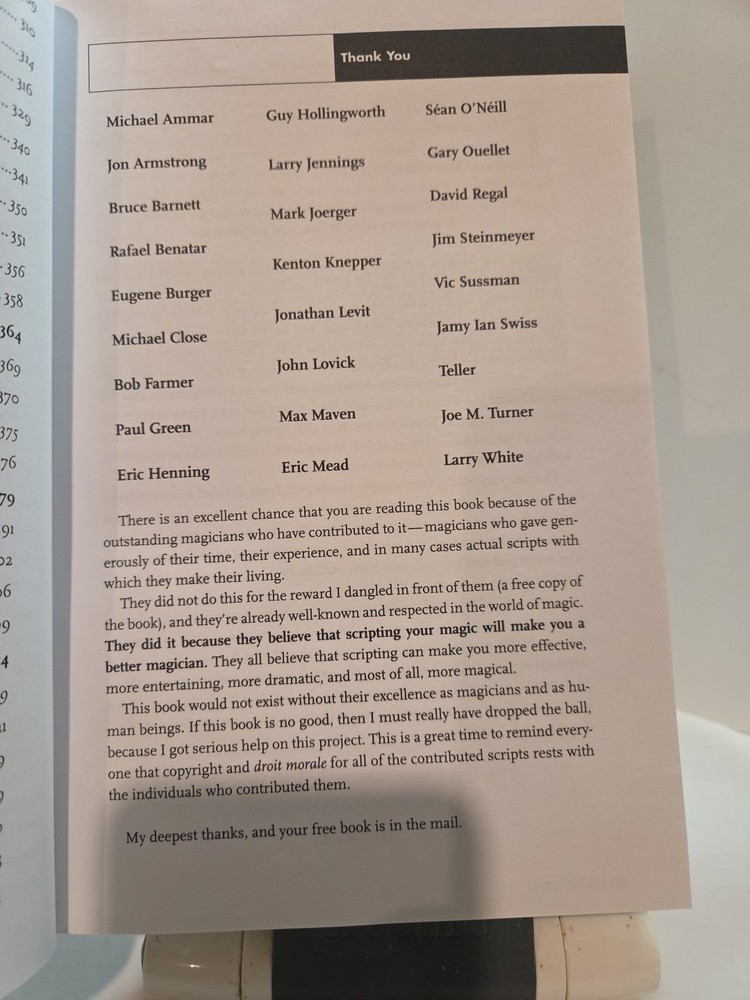 Scripting Magic By Pete McCabe &26 Other Guys