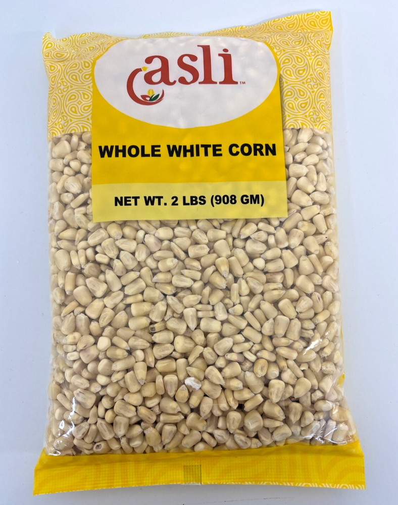 Whole White Corn Net Wt 2lbs (908gm)