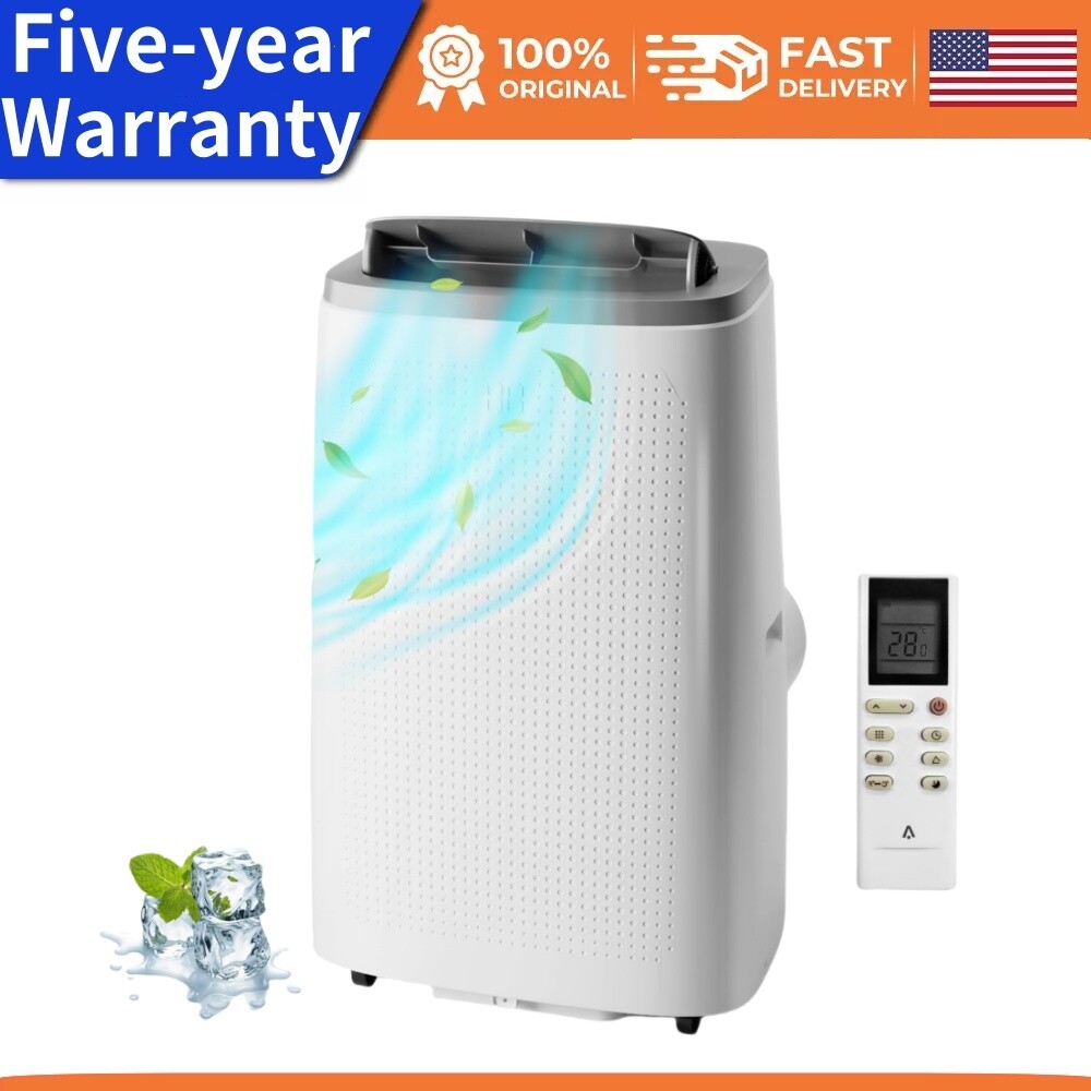 ☑️Portable Air Conditioner 14000 BTU for Rooms up to 750 Sq. Ft Dehumidifier Kit
