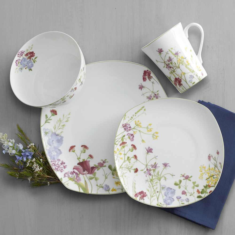 Wildflower Garden 16-Piece Dinnerware Set, Service for 4