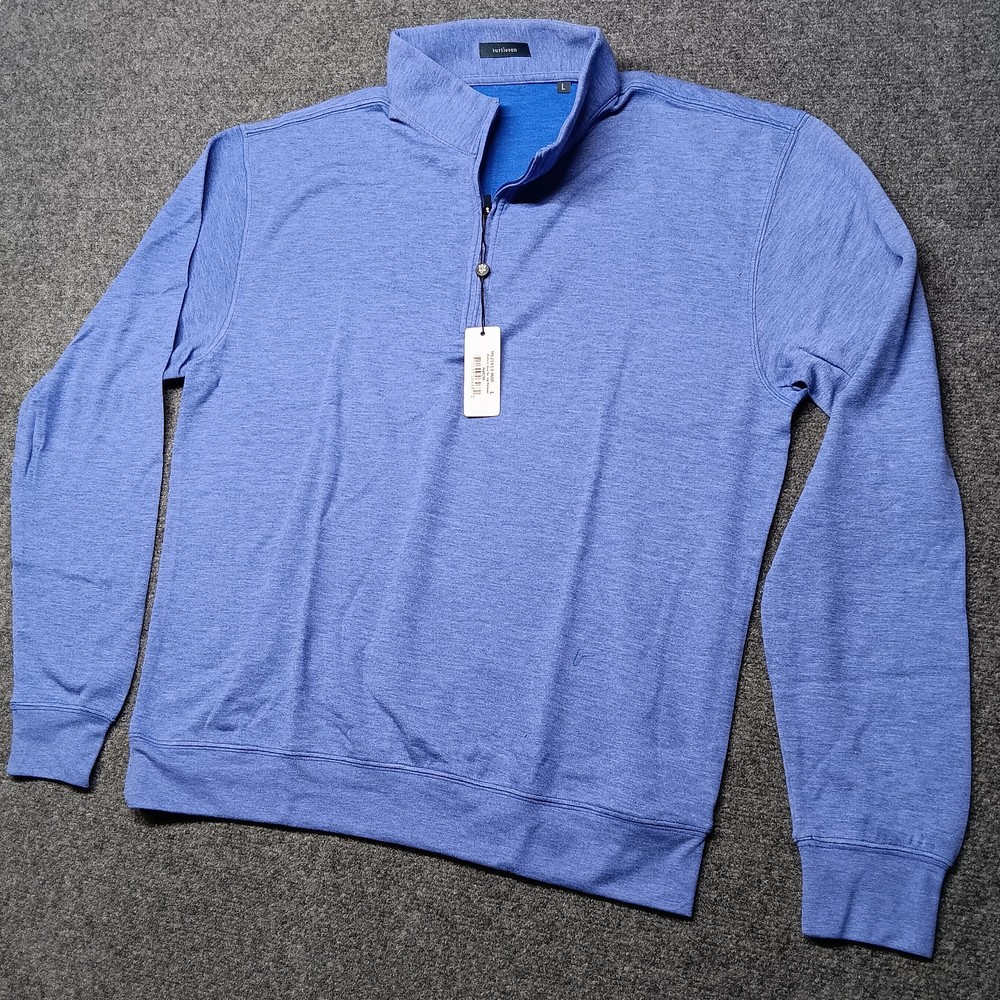 Turtleson wallace quarter-zip pullover marine large NWT original packaging