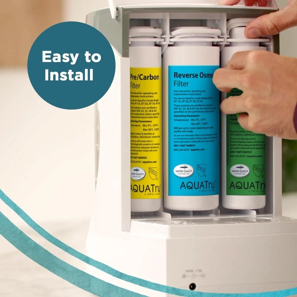 One-Year Carafe Filter Combo Pack – Includes 1 Pre/Carbon Filter...