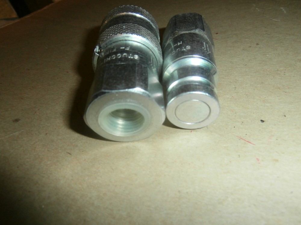 Stucchi 3/8" npt Flat Face Quick Coupler