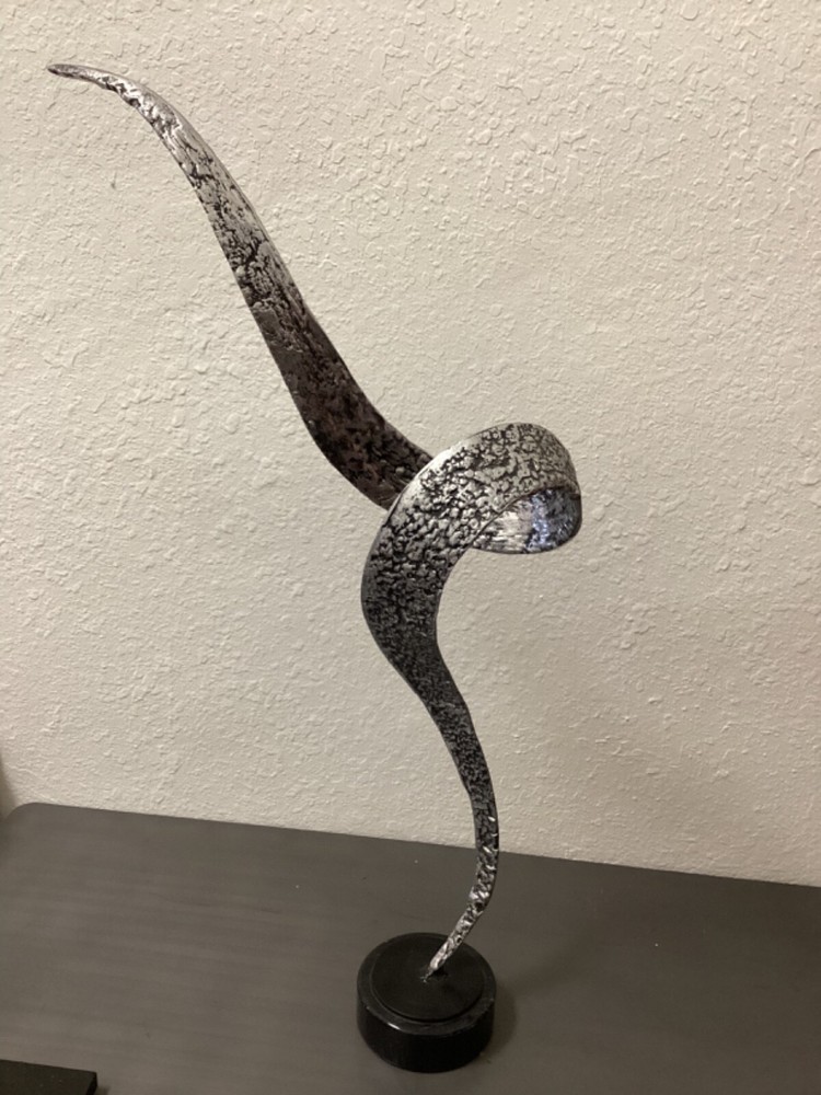 Abstract Silas Style Swirl Sculpture