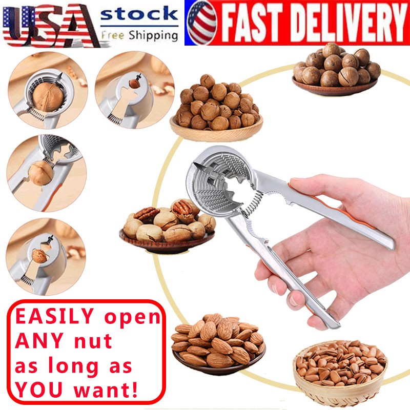 1PC Non-slip Walnut Cracker Plier Nut Sheller Tool Almond Pecan Hazelnut