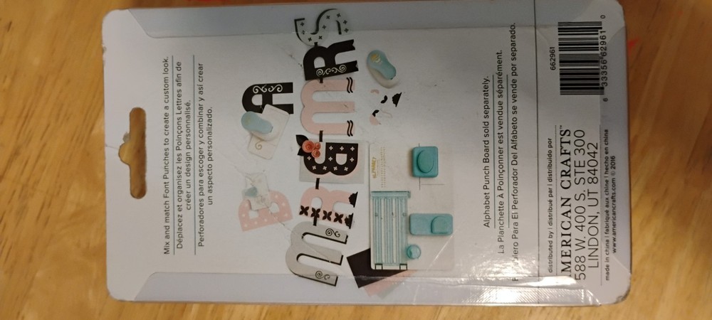 We R Memory Font Punch Stamp