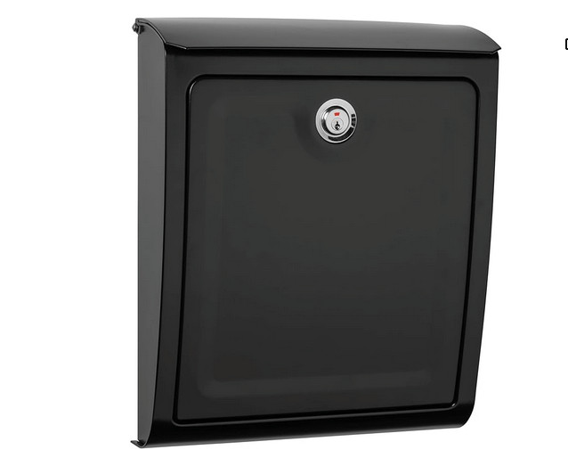 Mailbox for outside Wall Mount Locking Drop Box Keyed Architectural Mailboxes