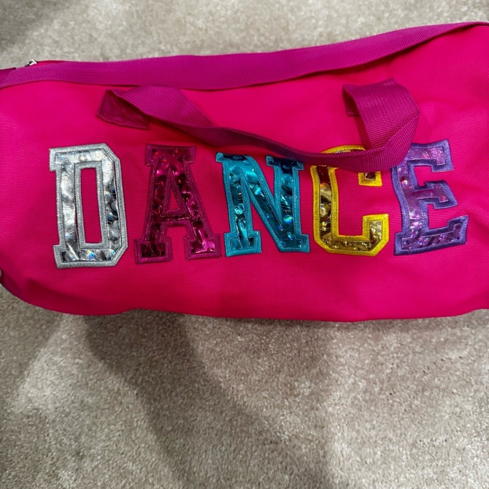 Vibrant Pink Dance Duffel Bag