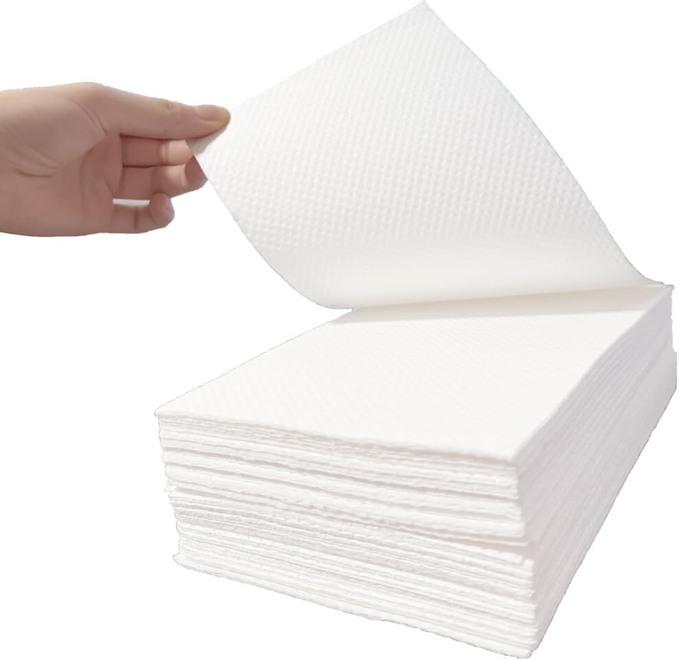 Super Absorbent Commode Pads, 40 Pack Bedside Pads for Portable White