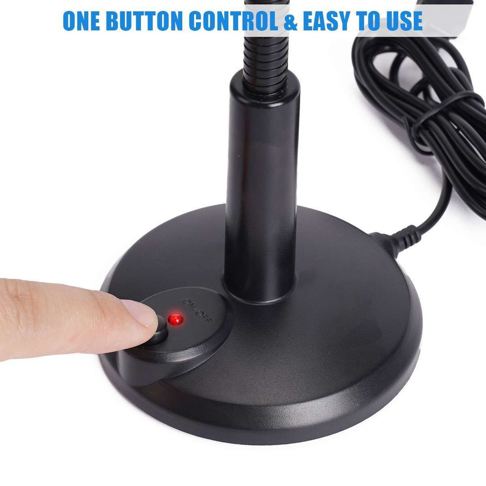 2025 USB Computer Mini Condenser Microphone Stand Recording Mic For PC Desktop