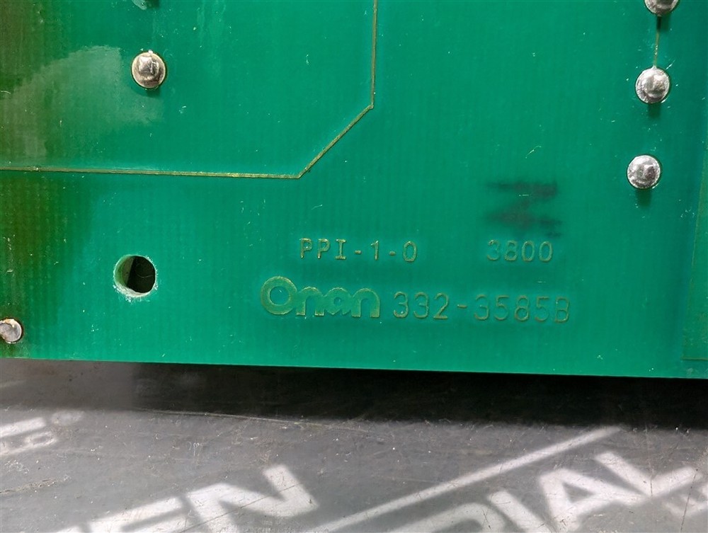USED Onan 332-3585B Automatic Transfer Switch Control Board