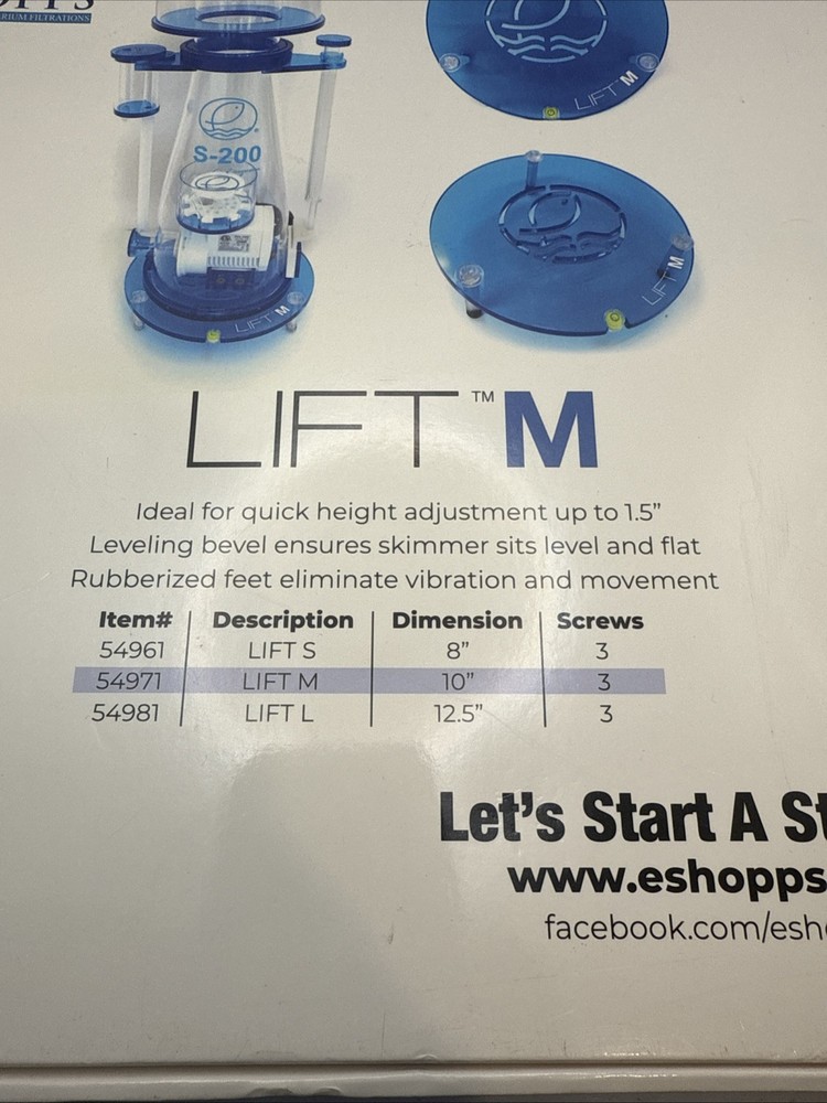 Eshopps Lift Skimmer Stand Medium