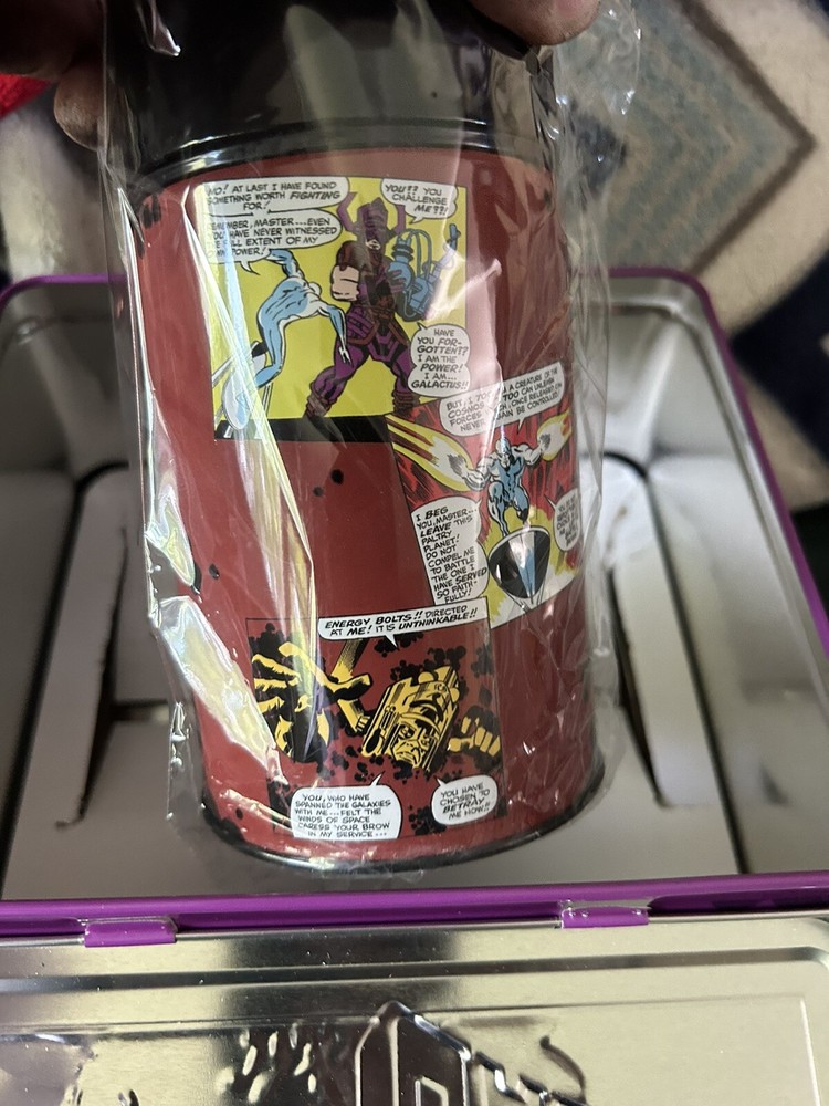 MARVEL GALACTUS LUNCHBOX w/ THERMOS! VG+!