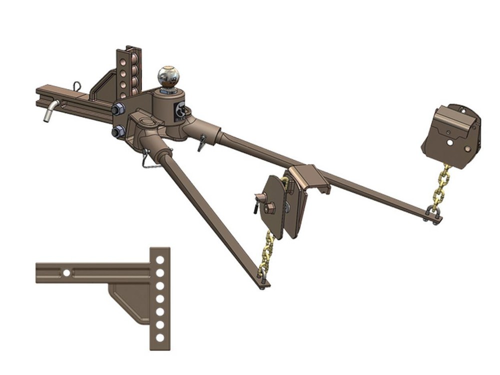 Blue Ox Trailer Weight Distribution Kit - SwayPro Weight Distributing System