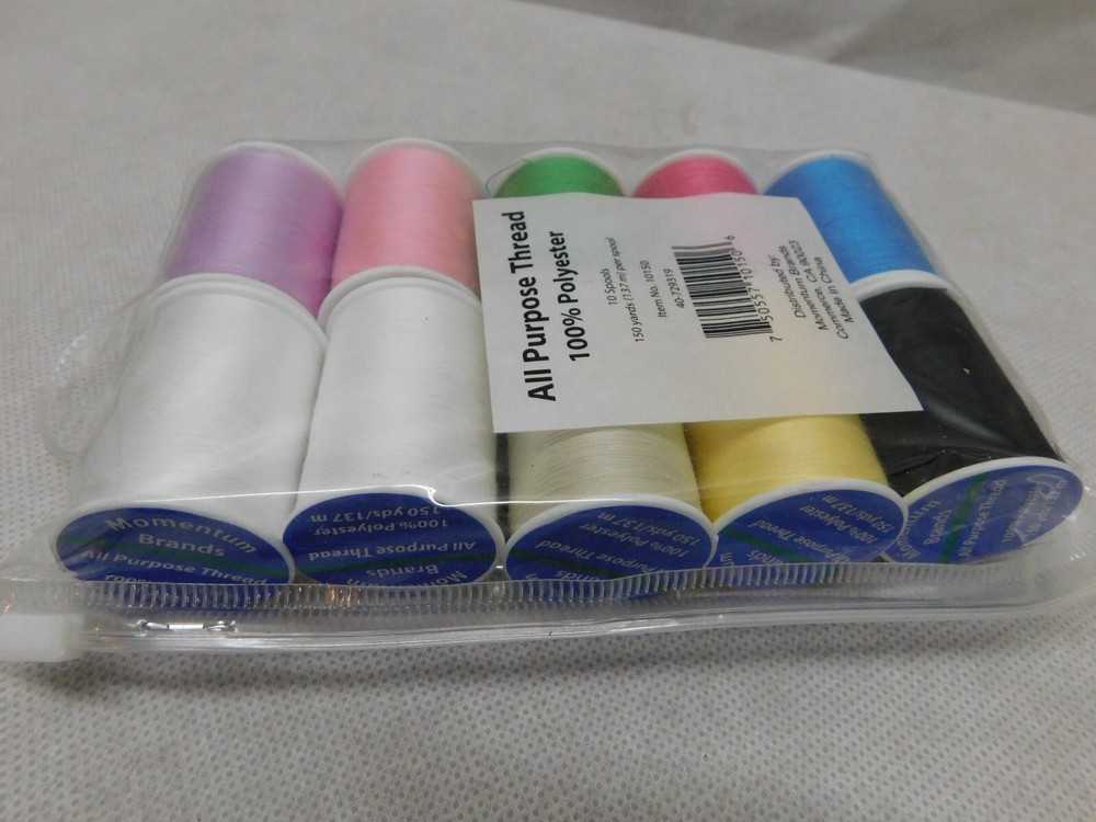 Spools All Purpose Thread Assorted Colors 10 Pack