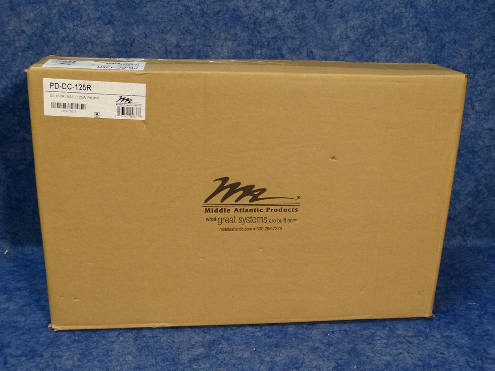 Middle Atlantic PD-DC-125R 125 Watt Rackmount DC Power Distribution System SH-31