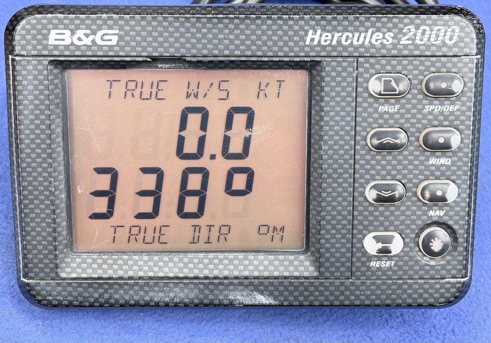 B&G Hercules / Hydra 2000 8 Button FFD Full Function Instrument Display