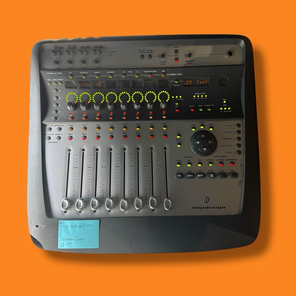 Digidesign 002 MX002 Tested in Demo Only Missing Knobs
