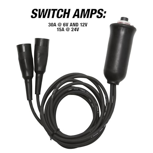 25331 Heavy Duty Remote Starter, 5ft Car Remote Starter, Push Button Starter