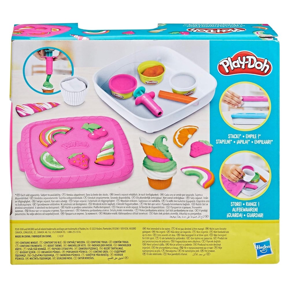 《NEW》Play-Doh Create ‘n Go Cupcakes Playset With Storage Container,Arts Activity