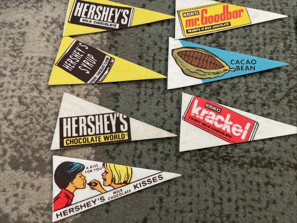 7 Hershey’s Souvenir Pennants Hershey Park