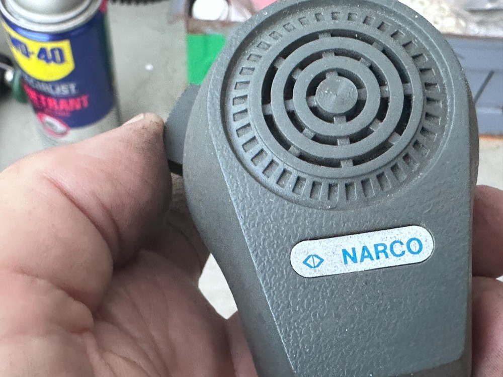 Narco Handheld Microphone w/Cord & Connector