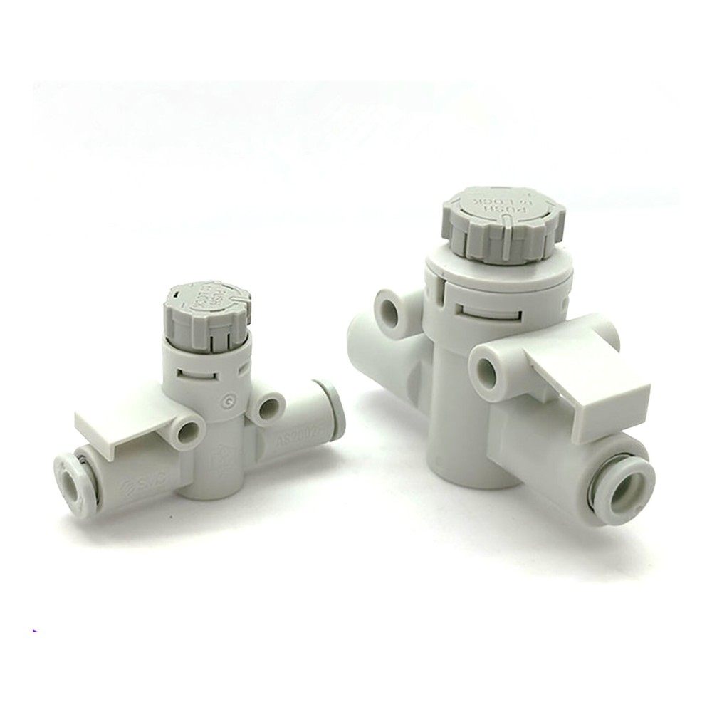 10 pcs SMC AS2052F-06 Pneumatic Flow Control, Piping Type: Inline